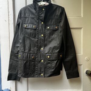 J.Crew Downtown Field Jacket Size S Brown Utilitarian Grunge Military Outdoors